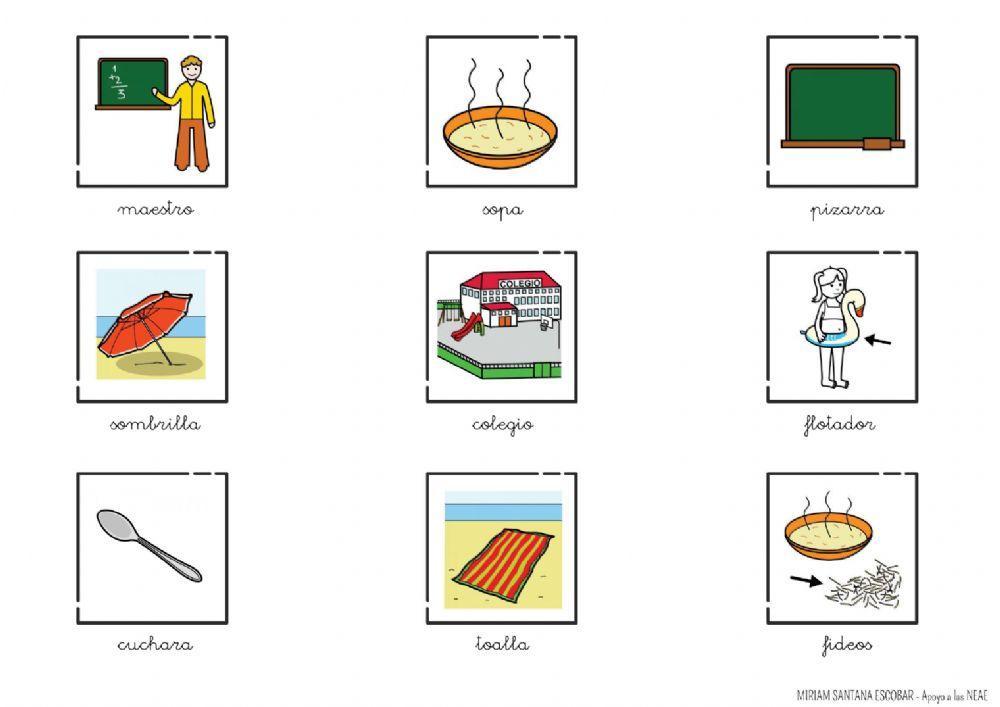 RAZONAMIENTO LÓGICO. Une las 3 imágenes que tengan relación