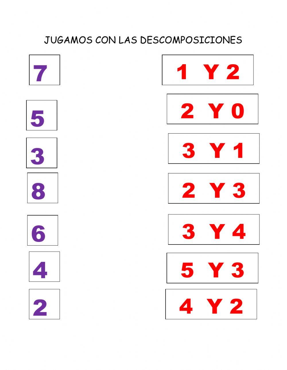Juego de descomposición