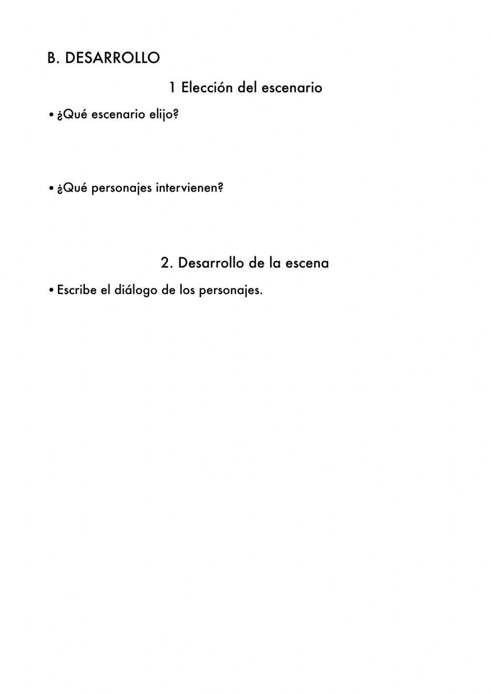 ToonNTASTIC Elaboración de escenas