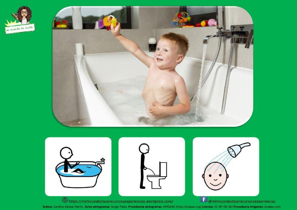 ¿qué hace? el baño