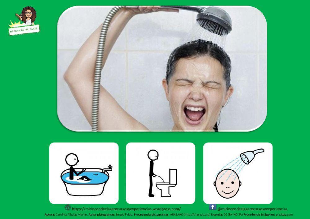¿qué hace? el baño