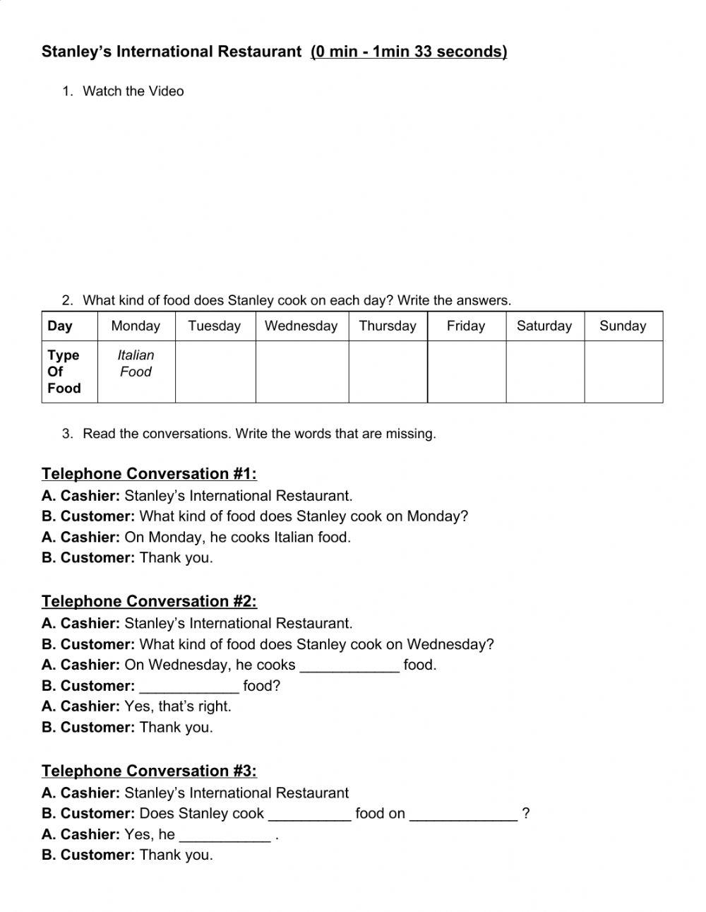 Stanley's Restaurant