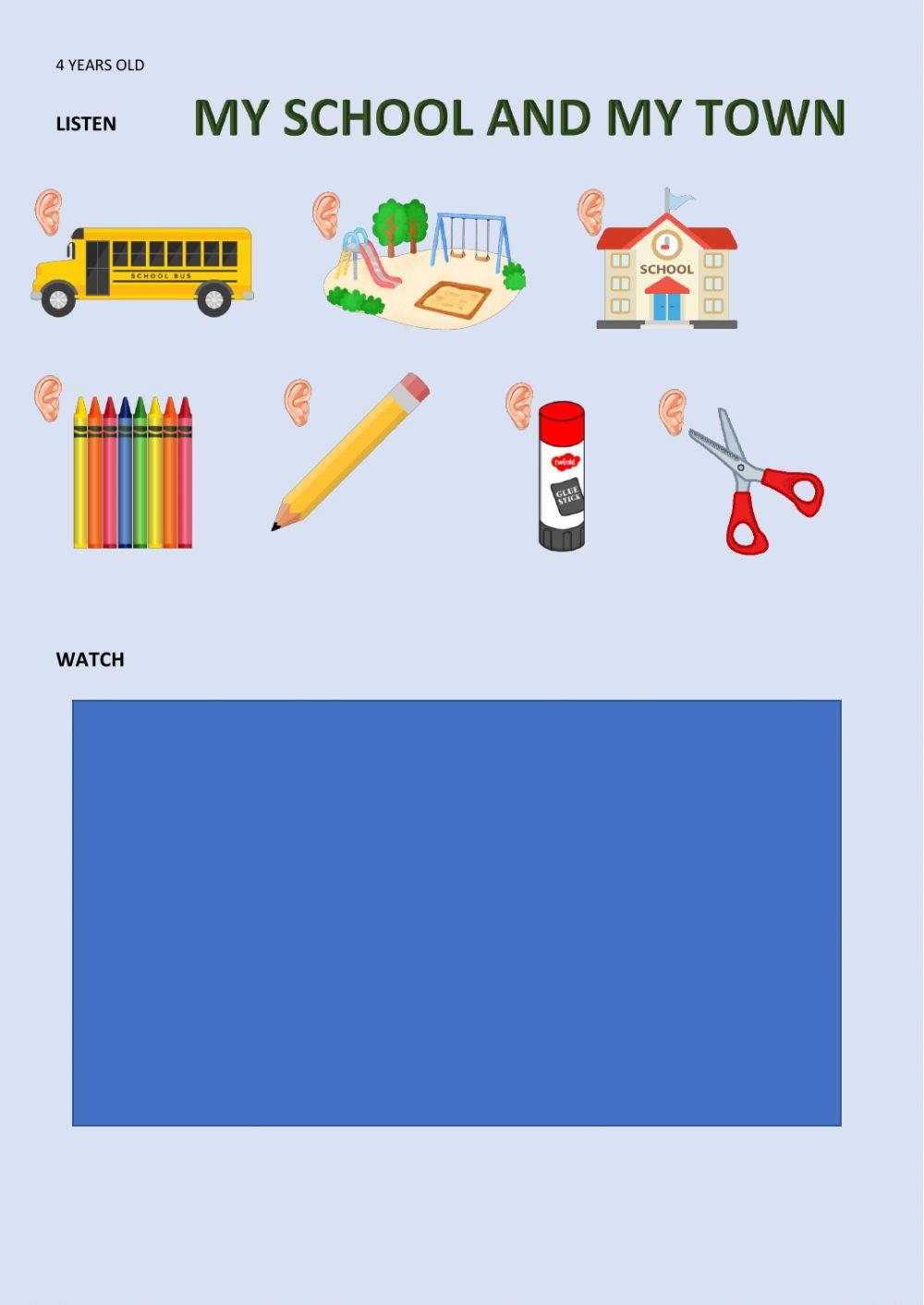 My school and my town