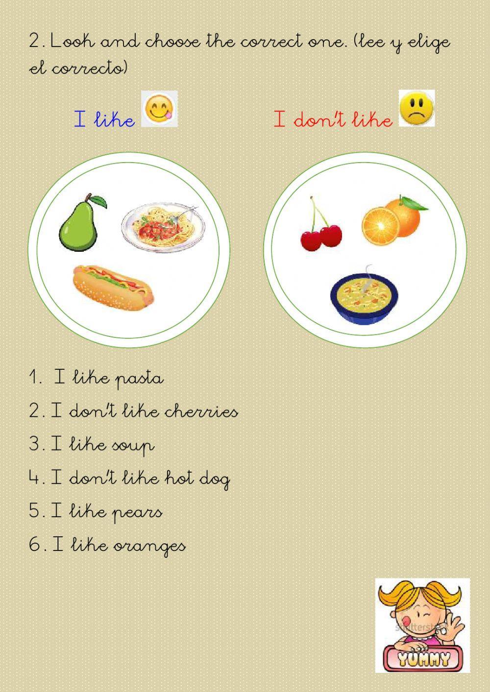 I like, I don't like