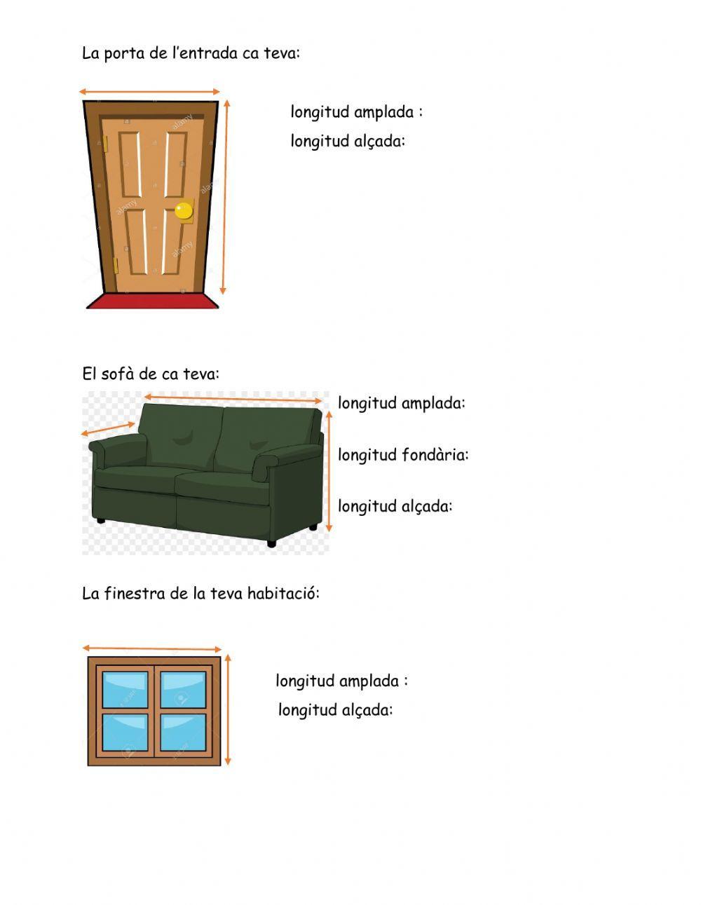 Mesurar en metres i centímetros