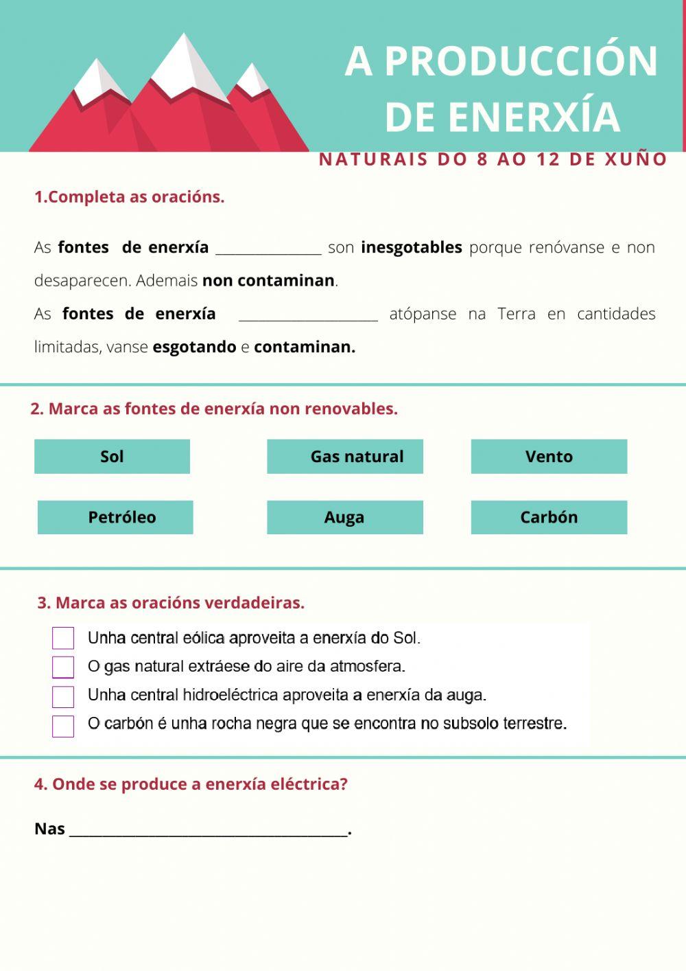 Produción de enerxía