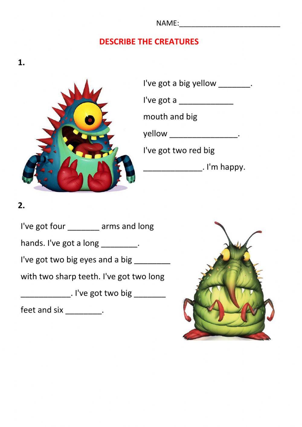 Describing appearance - preverjanje 4.r