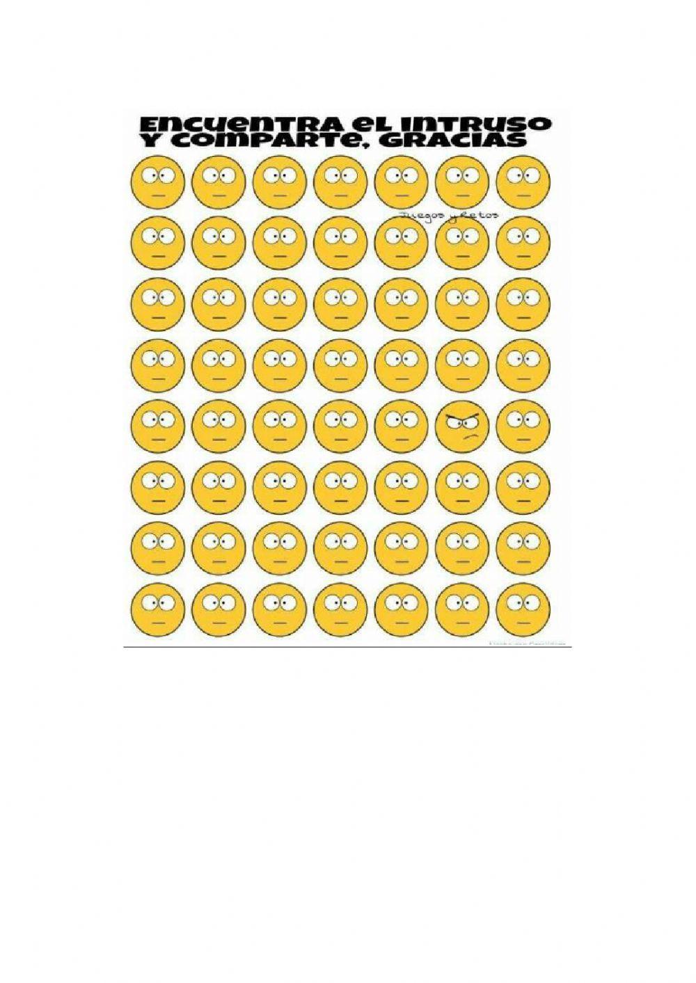 Encuentra el intruso