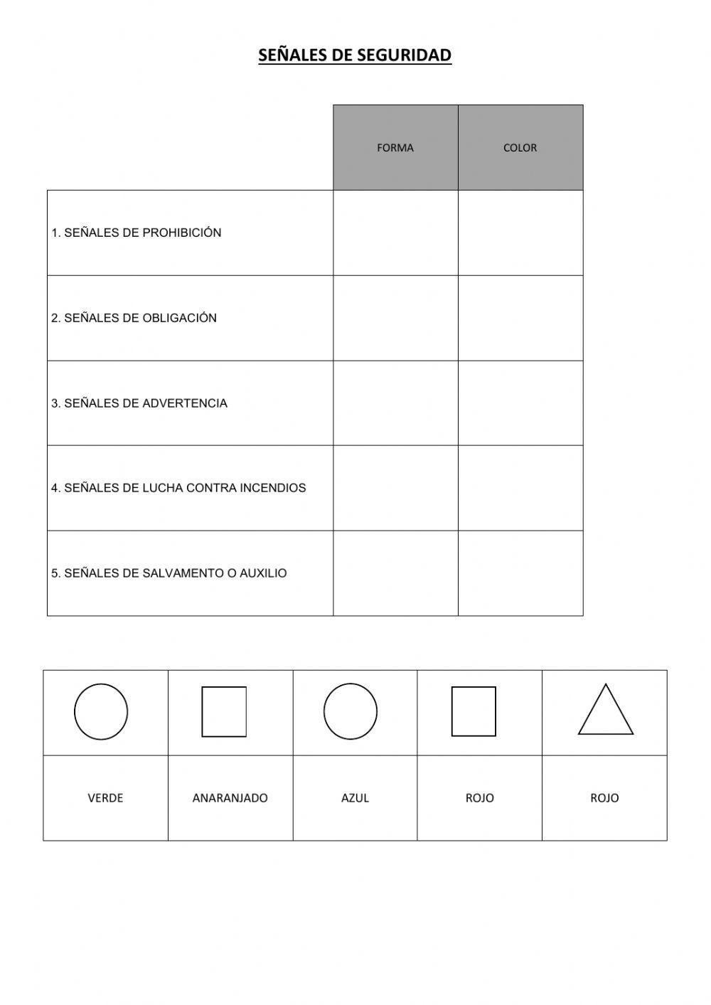 Señales de seguridad