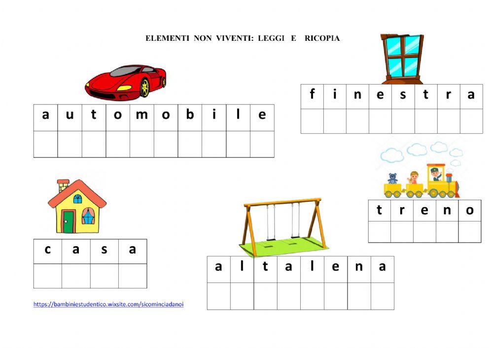 Elementi non viventi