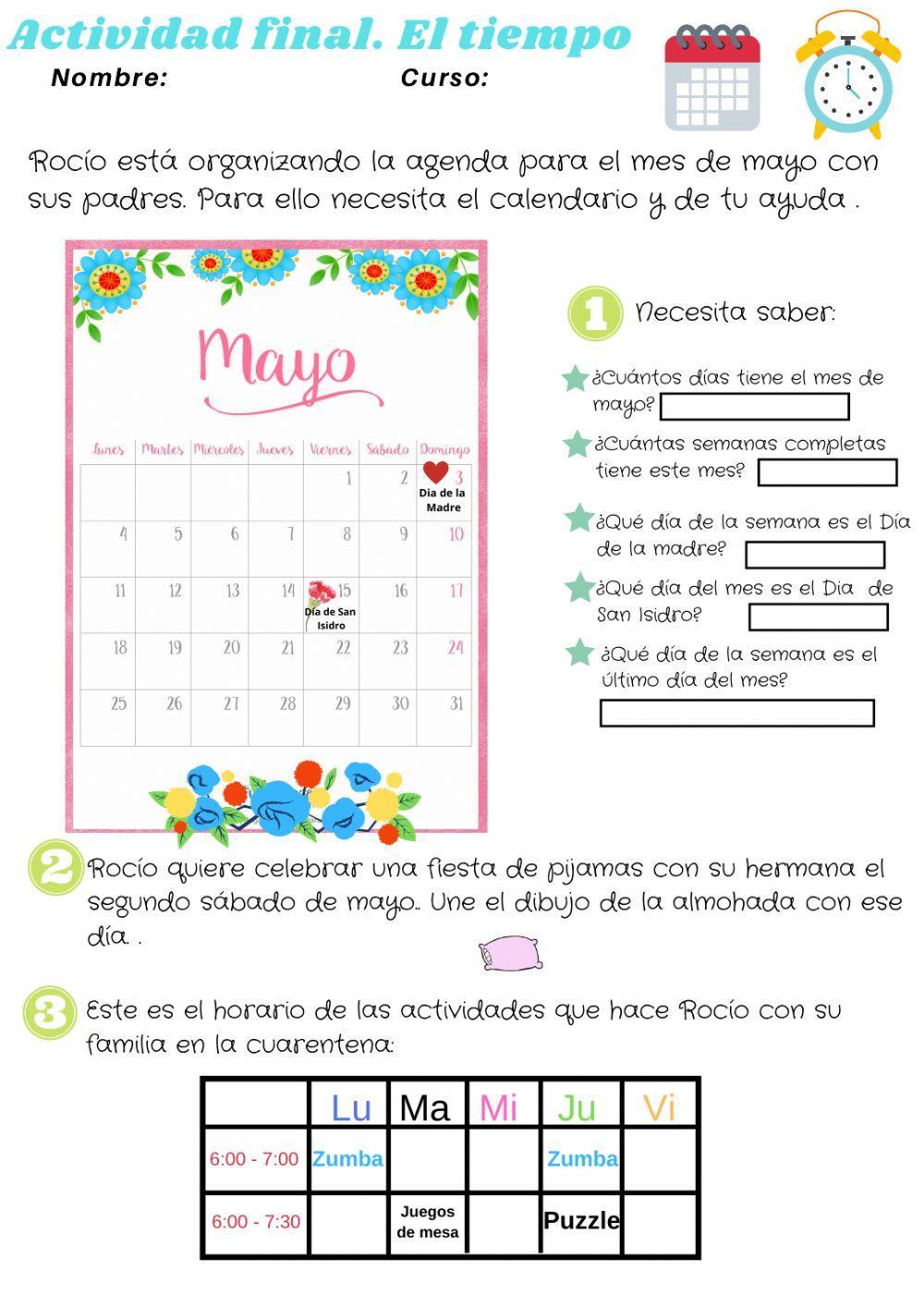 Test Medidas de tiempo