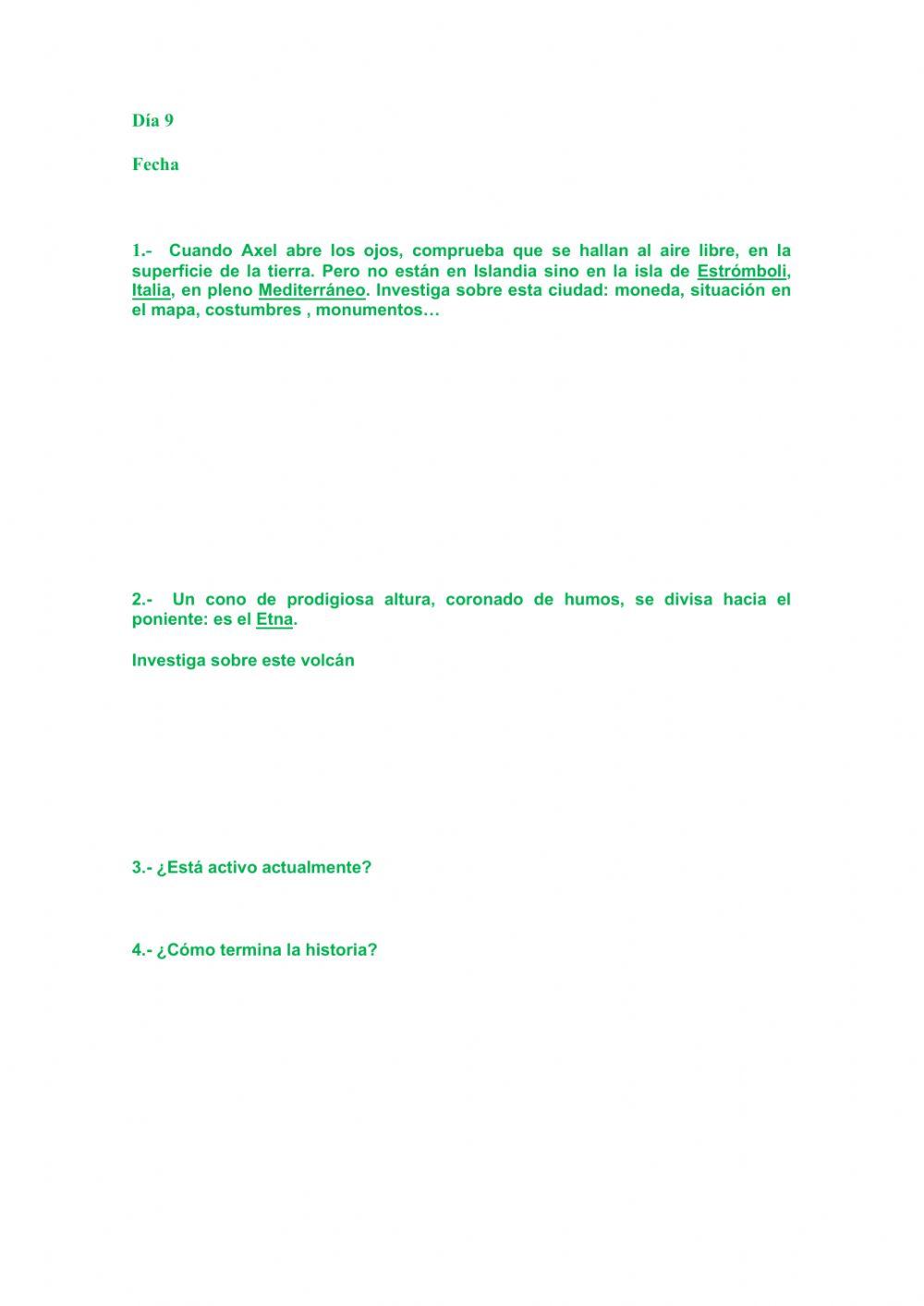 Proyecto viaje al centro de la tierra 9