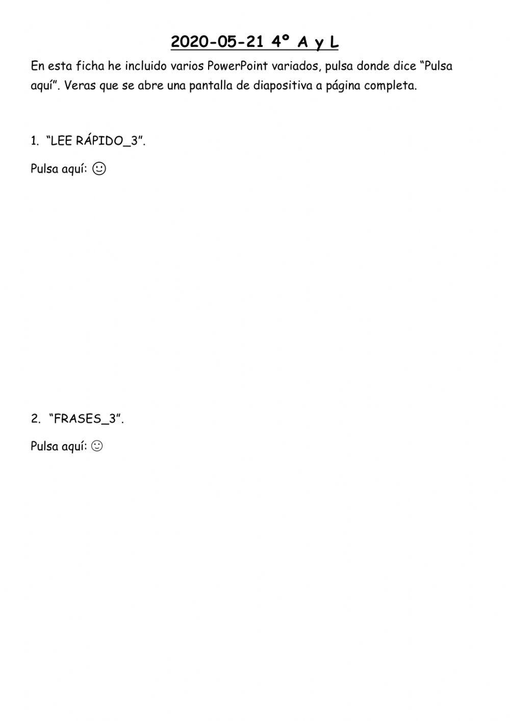 2020-05-21 Lectura y composición de oraciones.