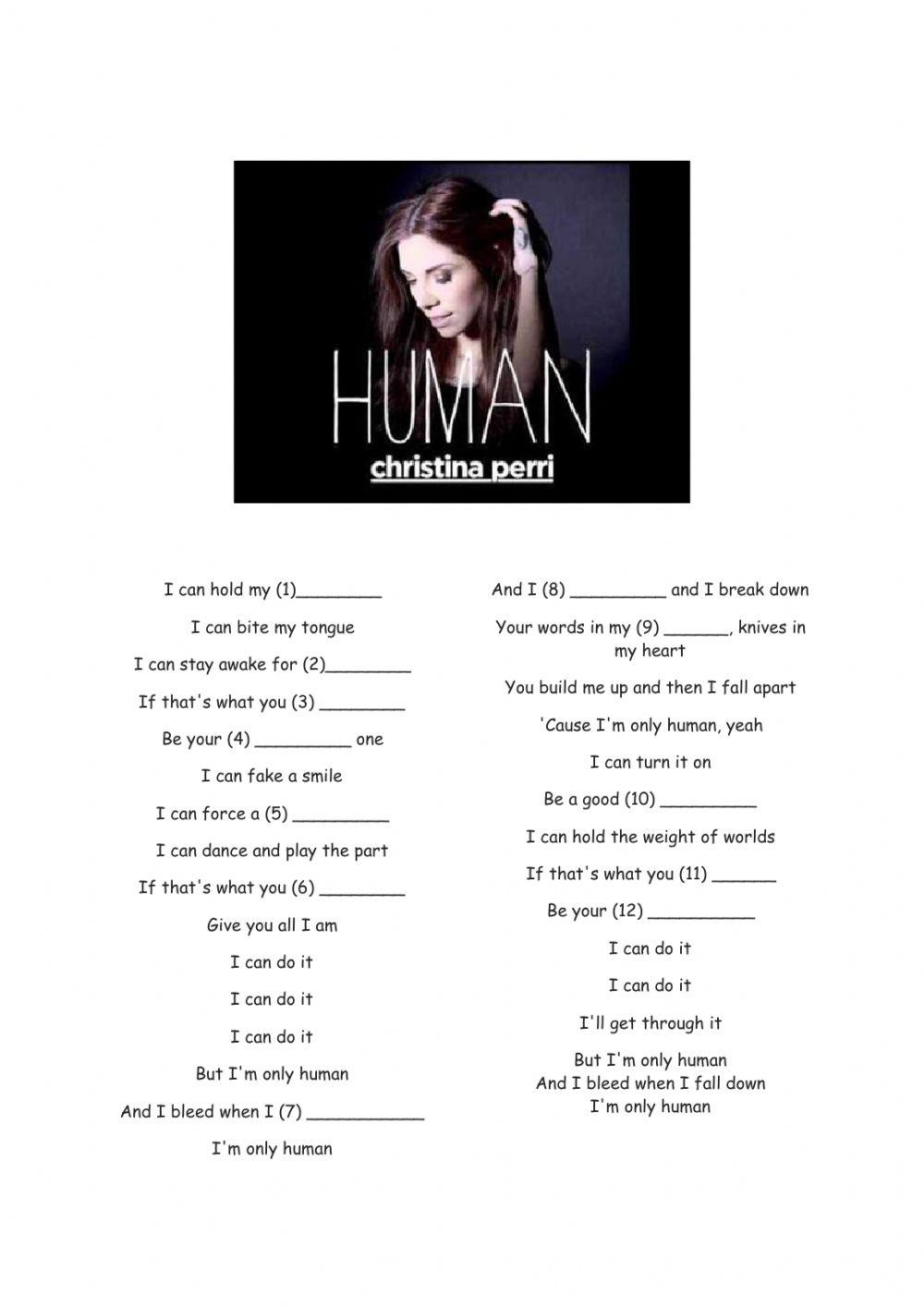 Song for practicing the listening