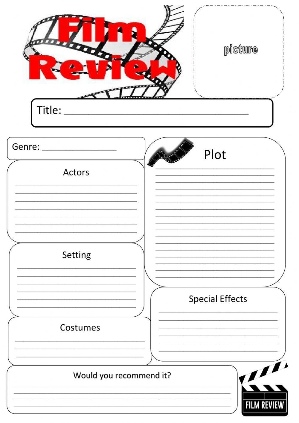 film-review-activity-live-worksheets