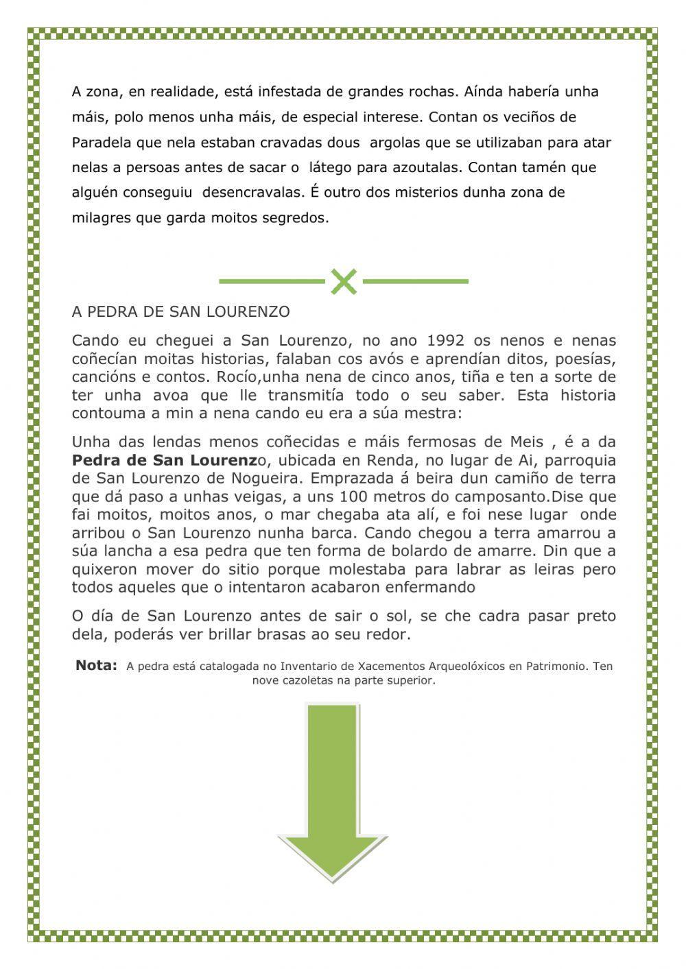 Pedras e máis pedras