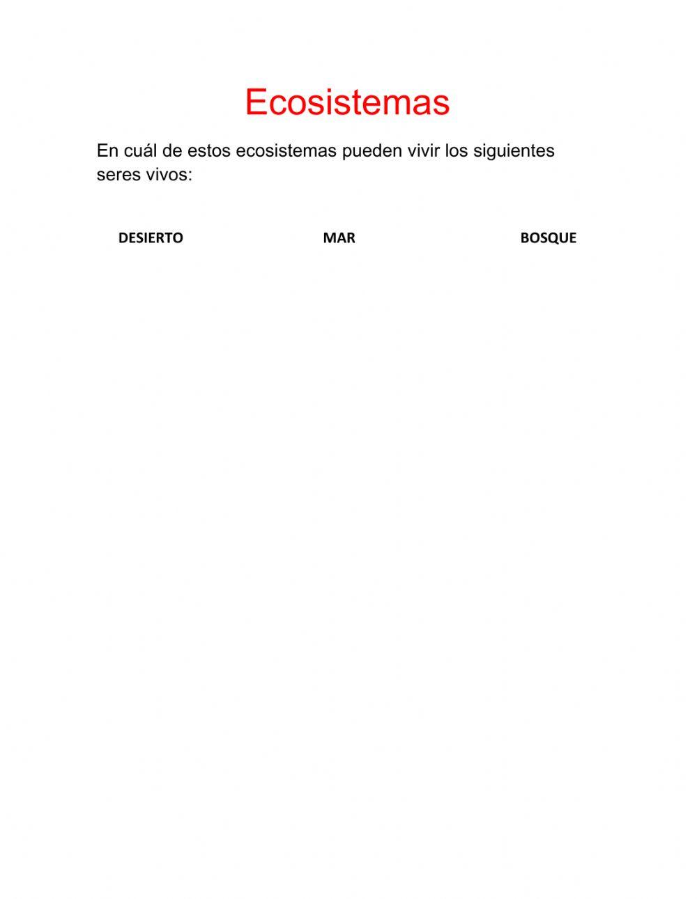 Ecosistemas
