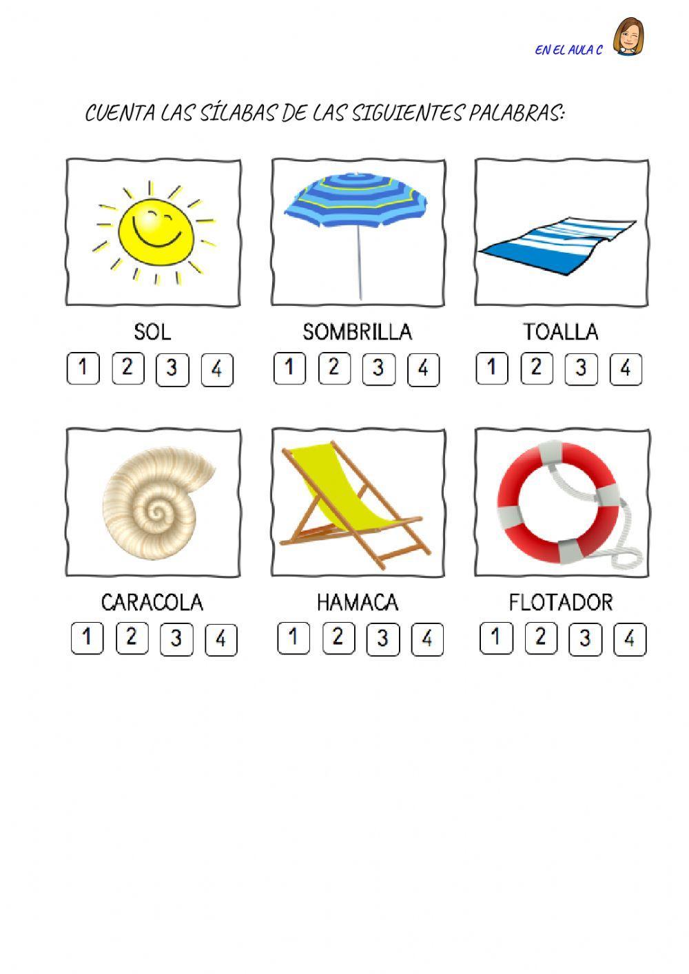 Contar silabas: 3