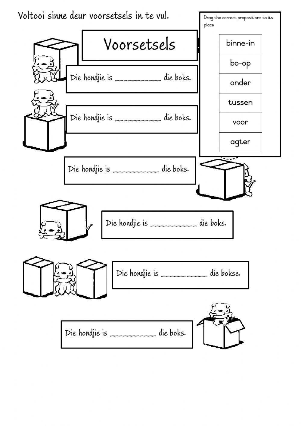 Grade 6 Afrikaans Worksheets Free Download