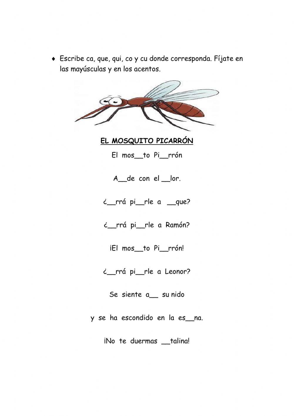 El mosquito picarrón El mosquito picarrón