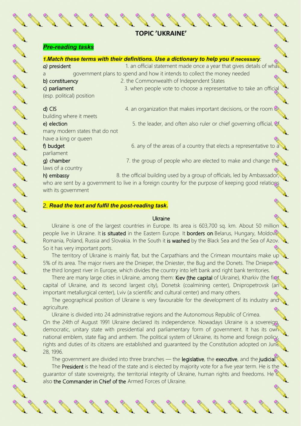 The political system of Ukraine