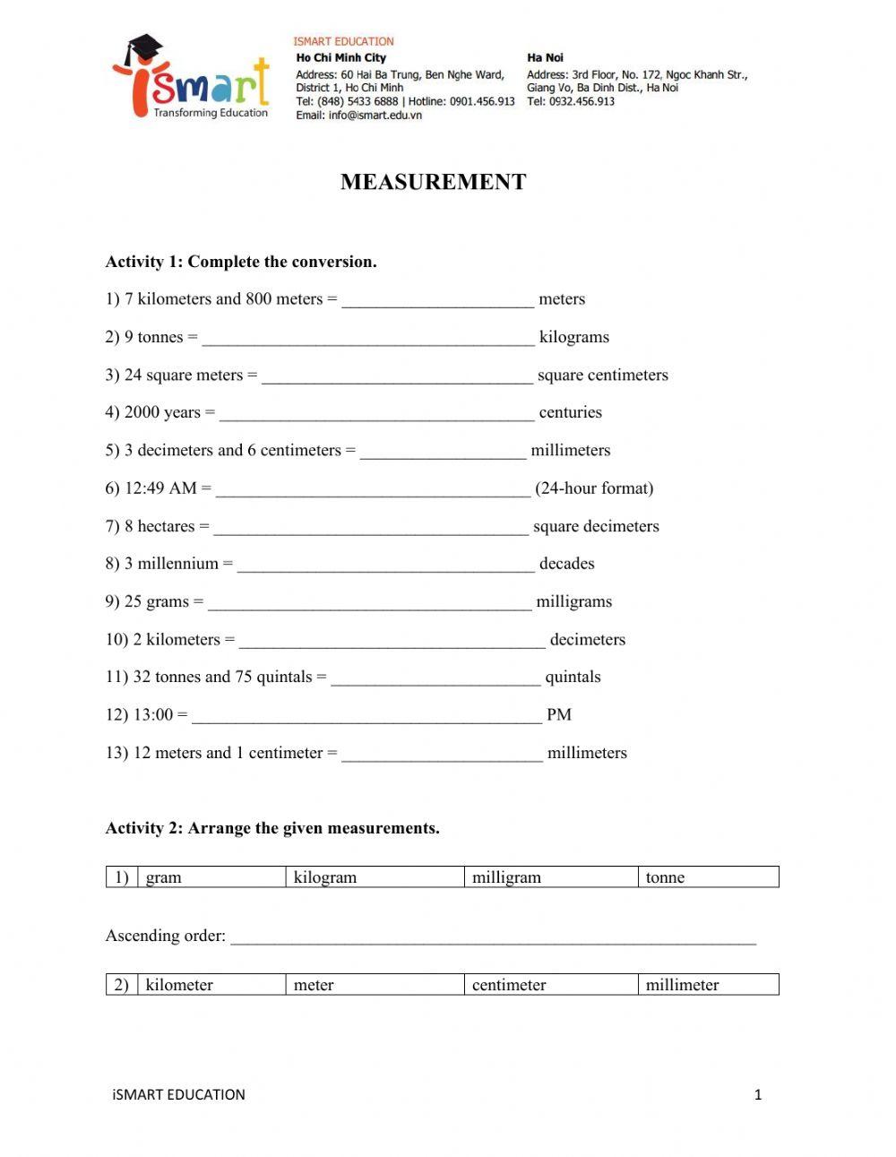 214011 | Math grade 5 | Hoang Thi Han | LiveWorksheets