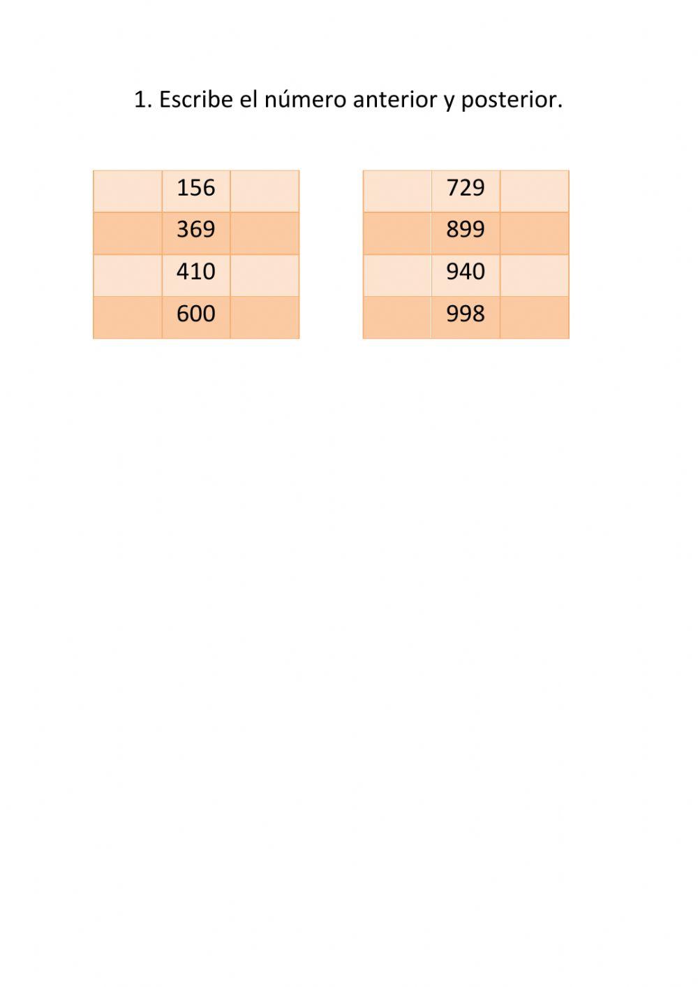 Anterior y posterior