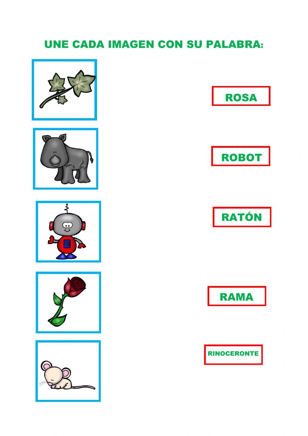 Unir palabra con imagen