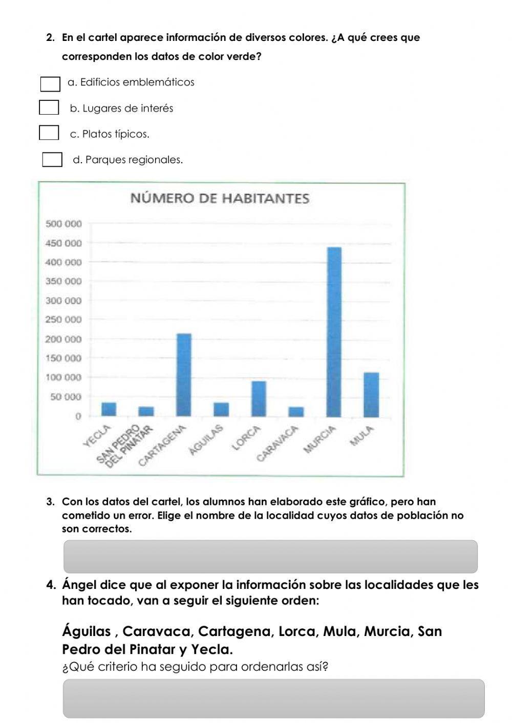 COMPRENSIÓN LECTORA REGIÓN DE MURCIA