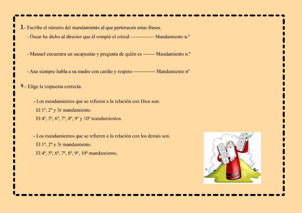 Los Diez Mandamientos