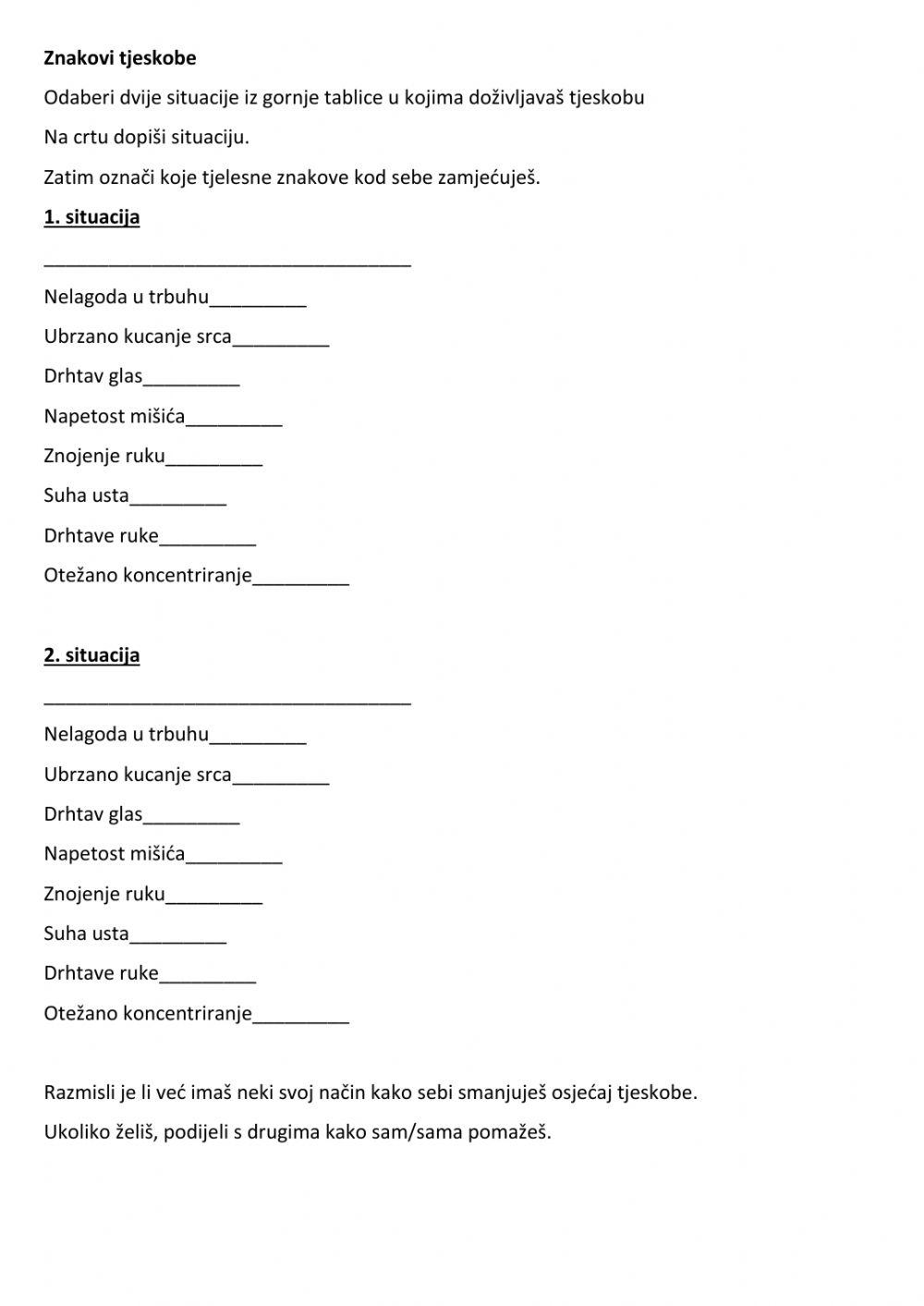 Anksioznost (tjeskoba) - tžv