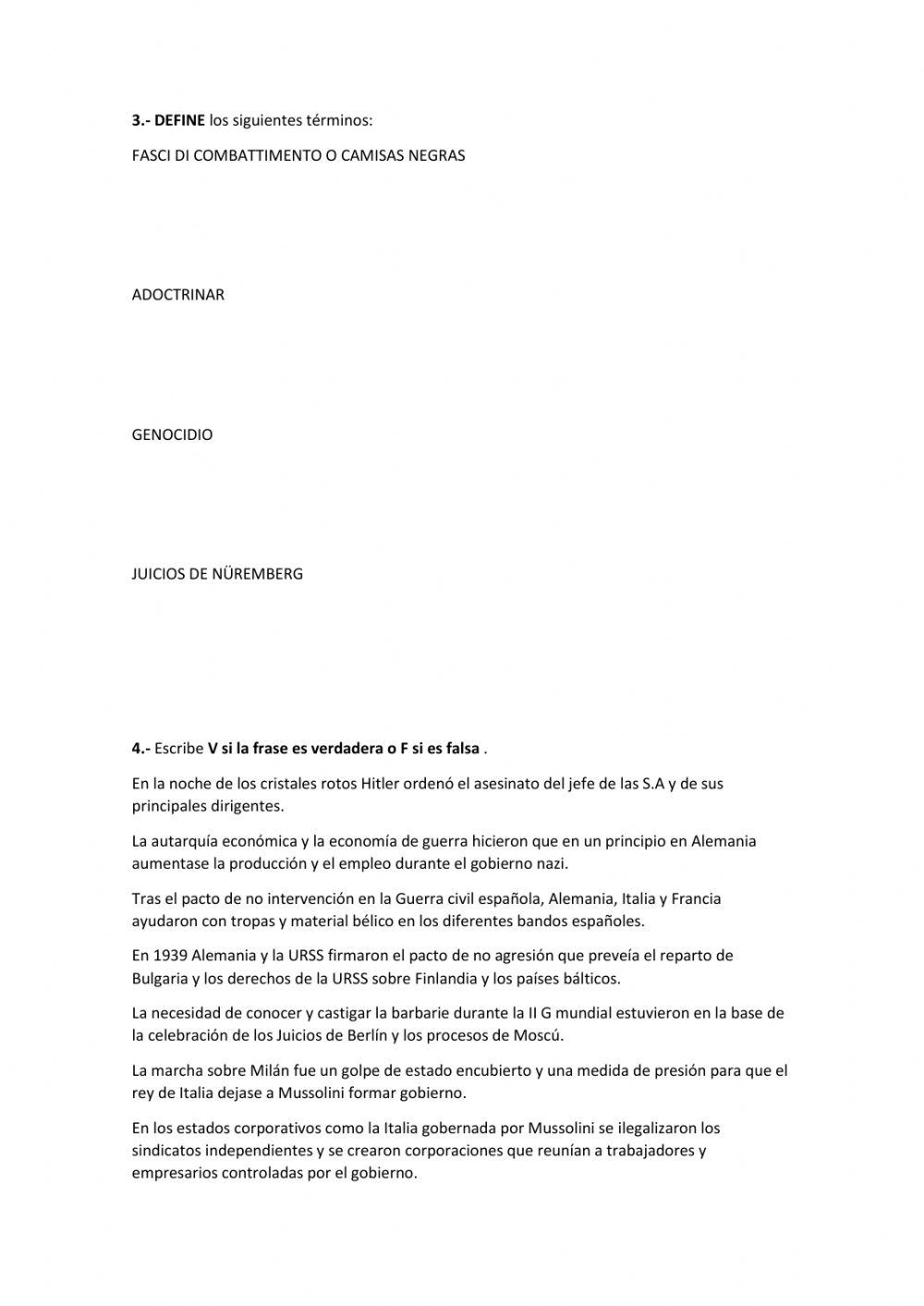 Fascismos y II guerra mundial