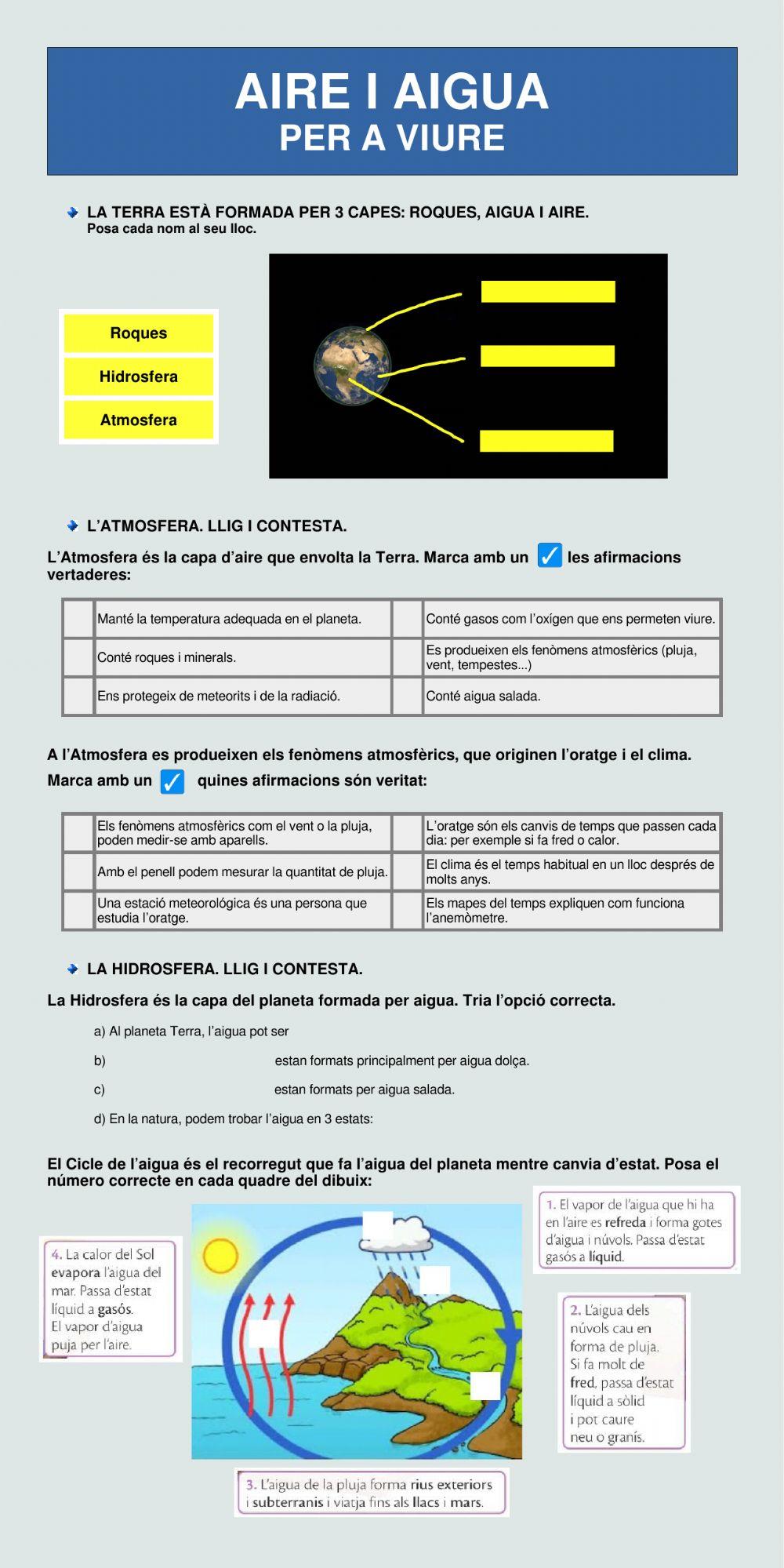 Aire i aigua per a viure