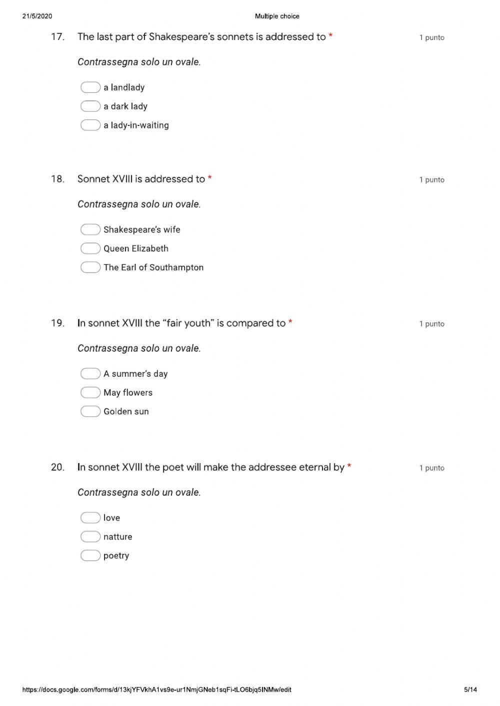 Literature test review