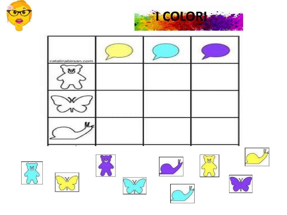 Forme e colori appaiamento