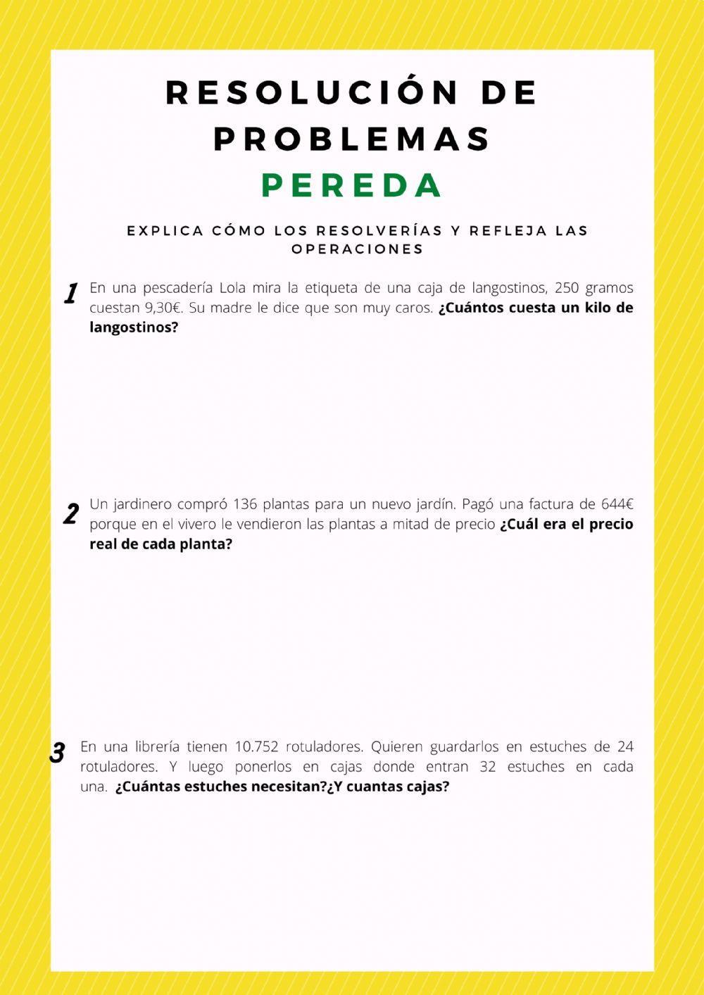 Resolución problemas 3