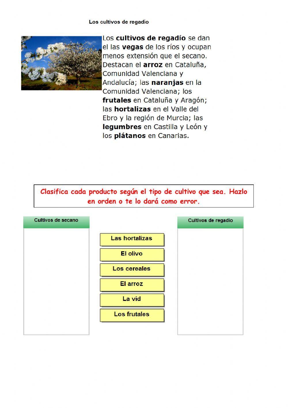 Agricultura y ganadería