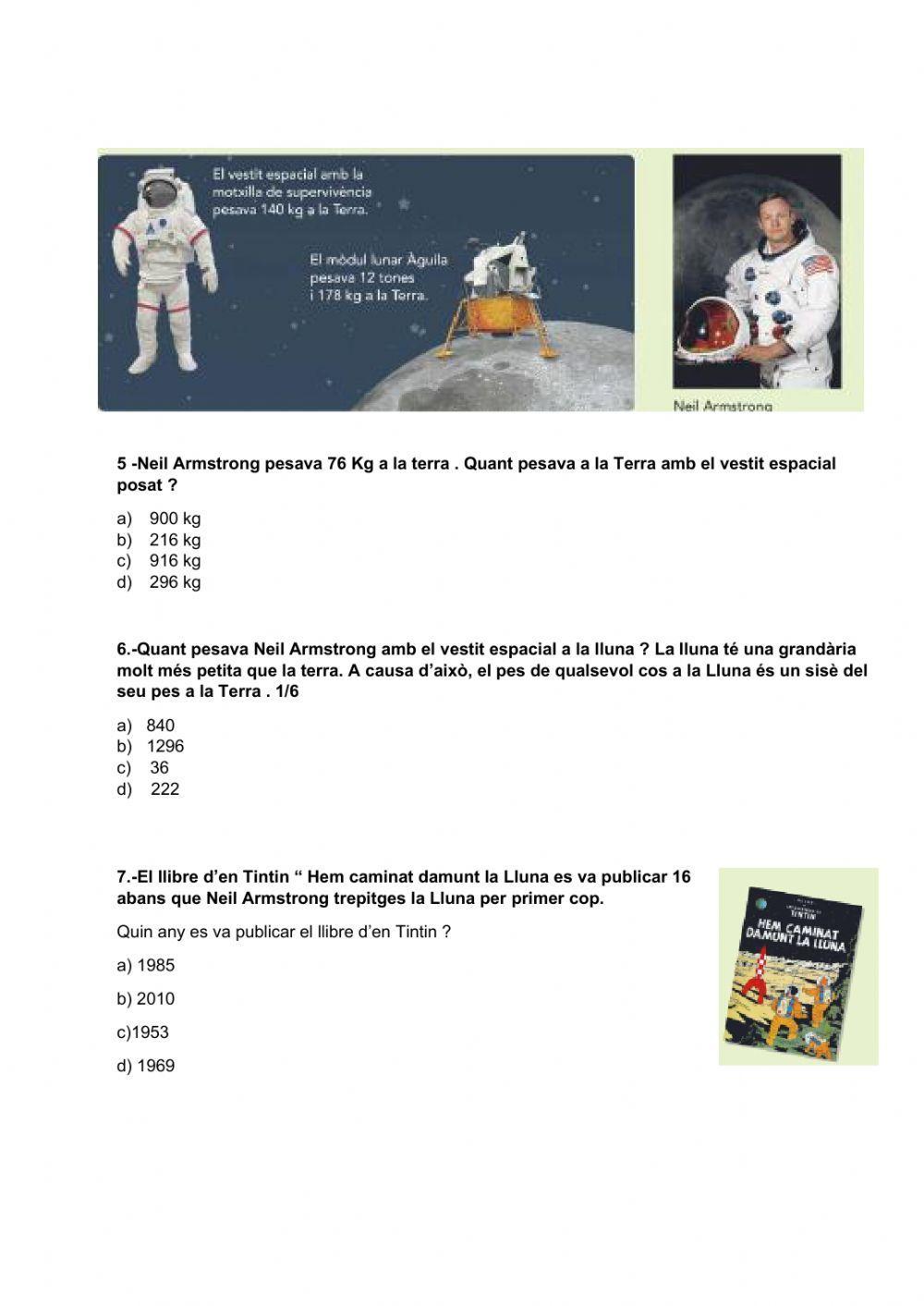 PROBLEMES MATEMÀTIQUES-EXPEDICIÓ A LA LLUNA