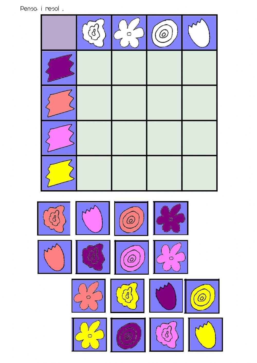 Producte cartesià flors