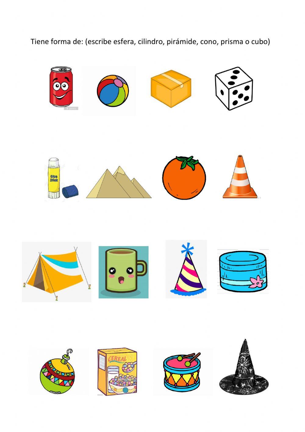 Figuras geométricas online activity for primaria Live Worksheets
