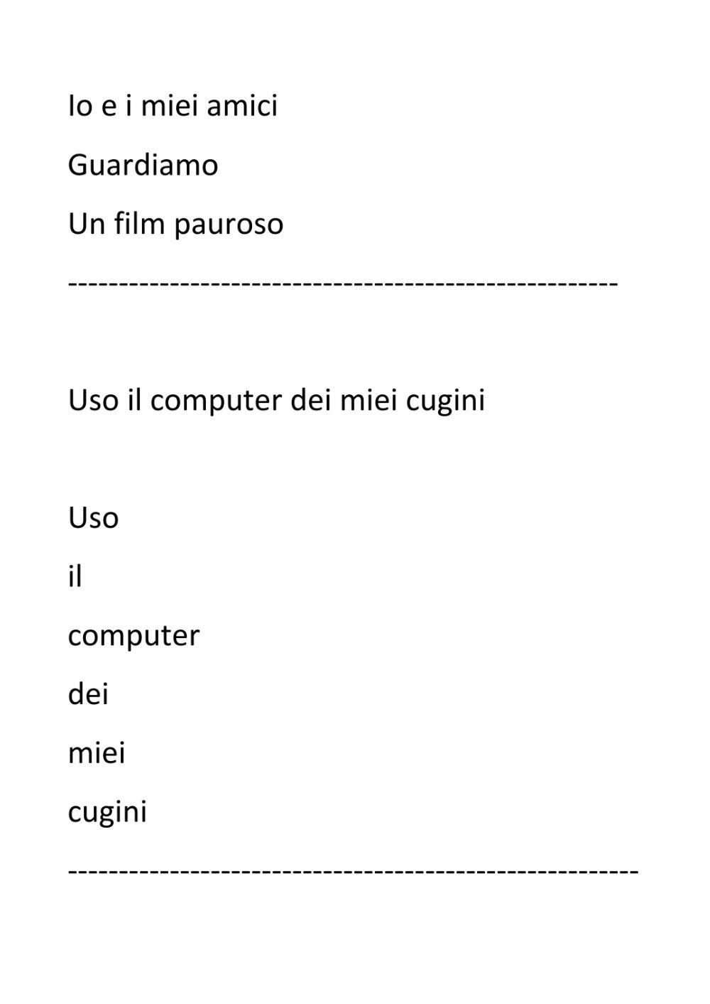 Analisi grammaticale e logica