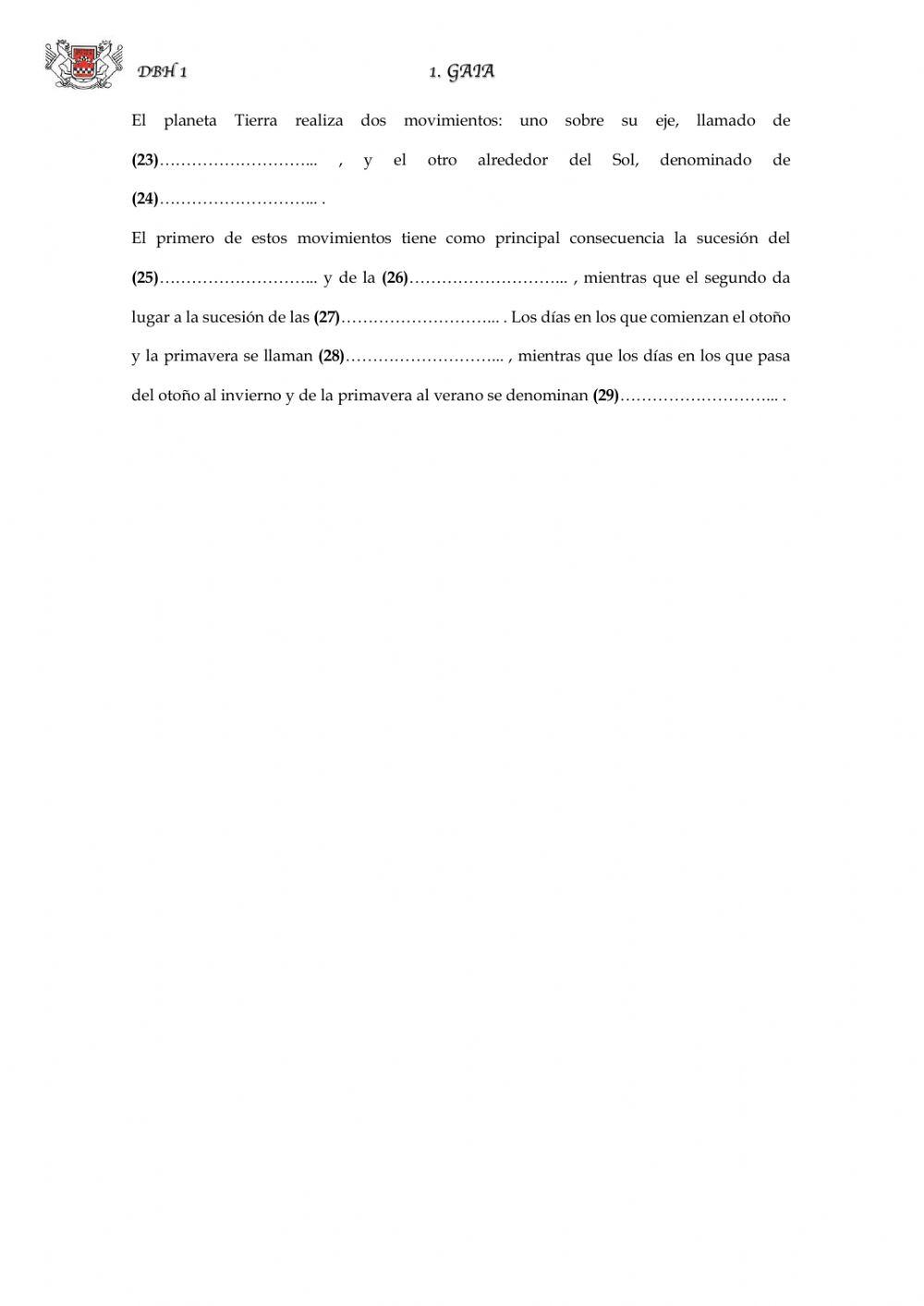 (1 ESO) La Tierra (1)