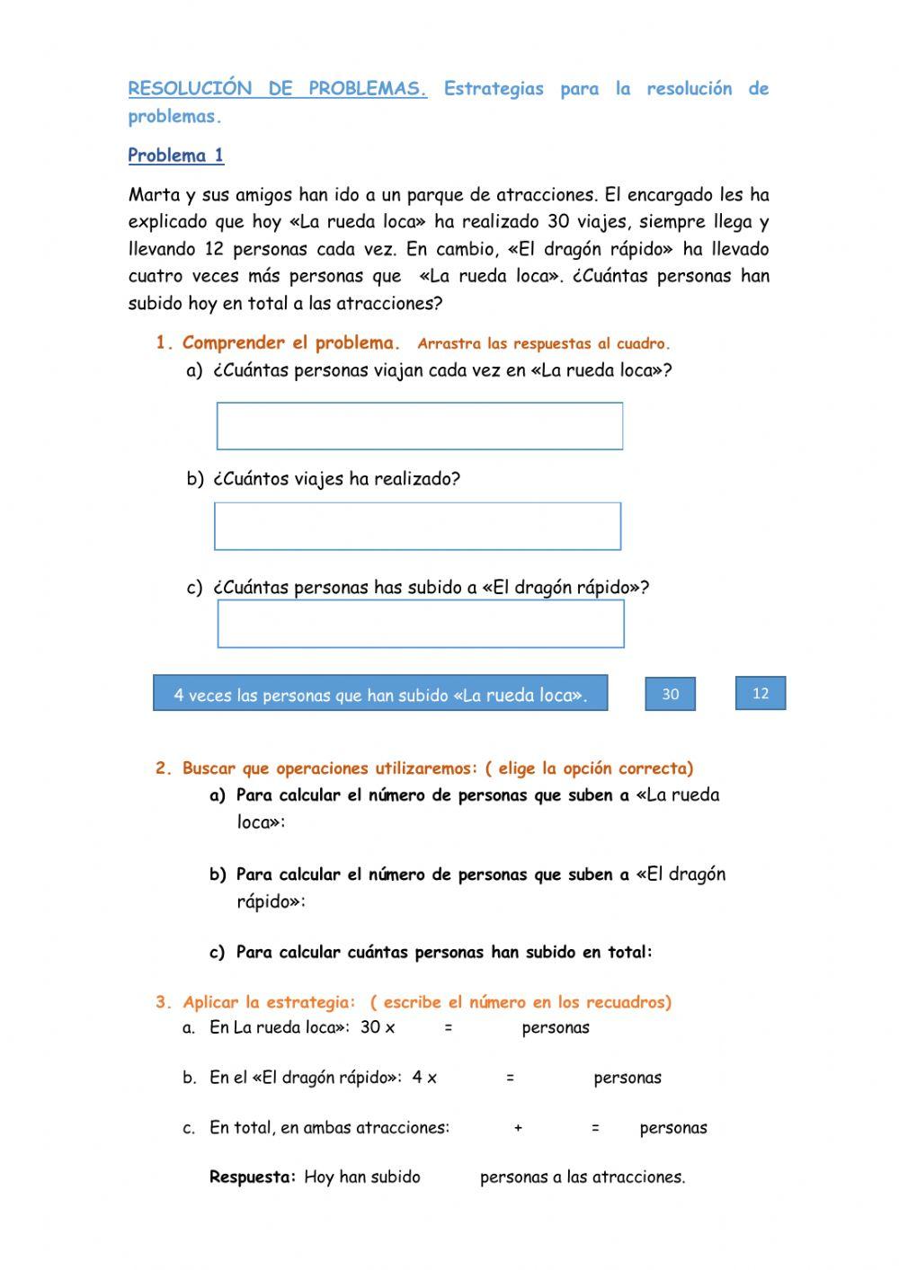 Resolución de problemas Resolución de problemas