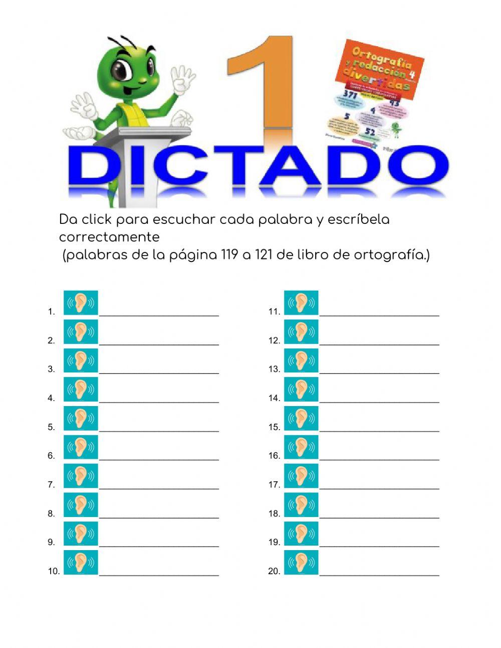 Palabras con B y V (Pág. 119) Esta es la buena