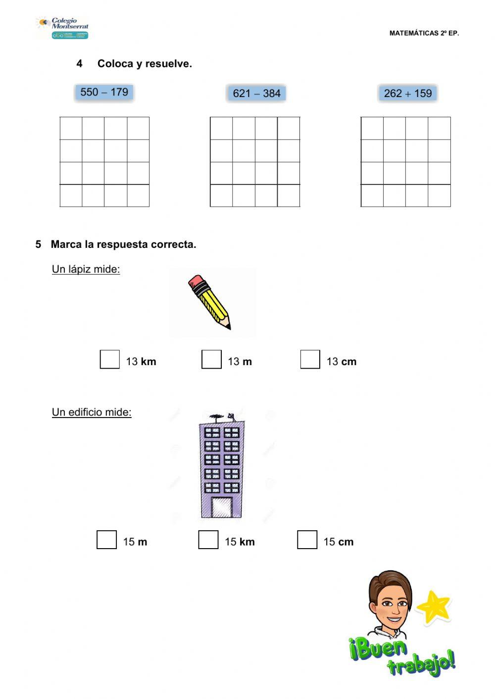 Repaso Matemáticas 2º
