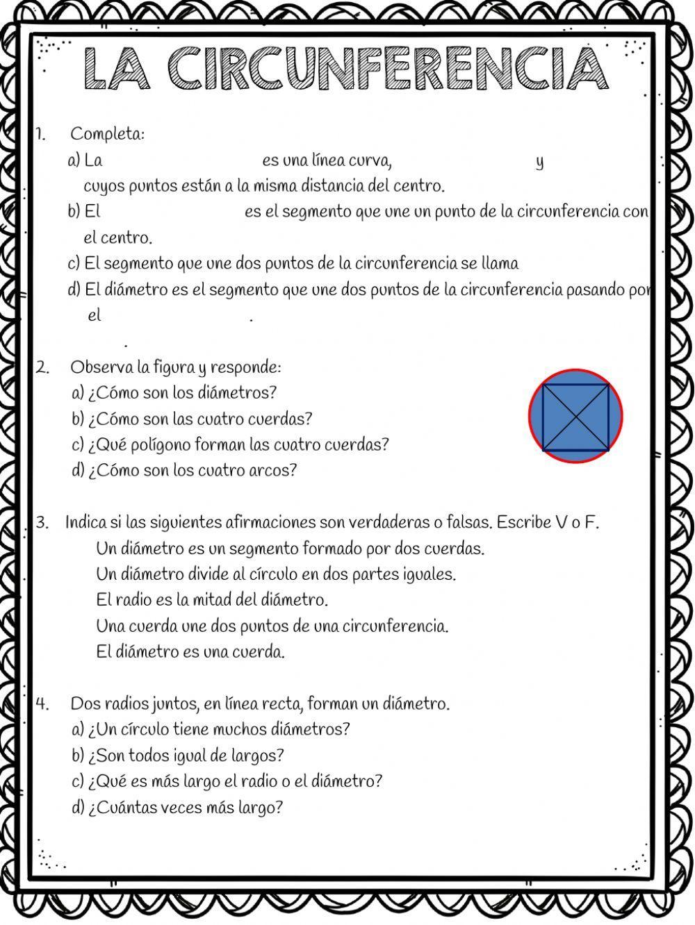 La circunferencia La circunferencia