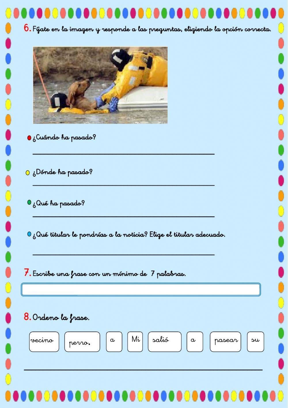 Repaso Lengua 2ºPrimaria Tema10