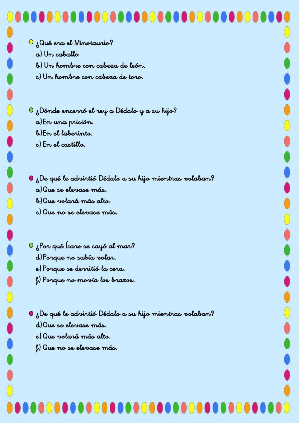 Repaso Lengua 2ºPrimaria Tema10