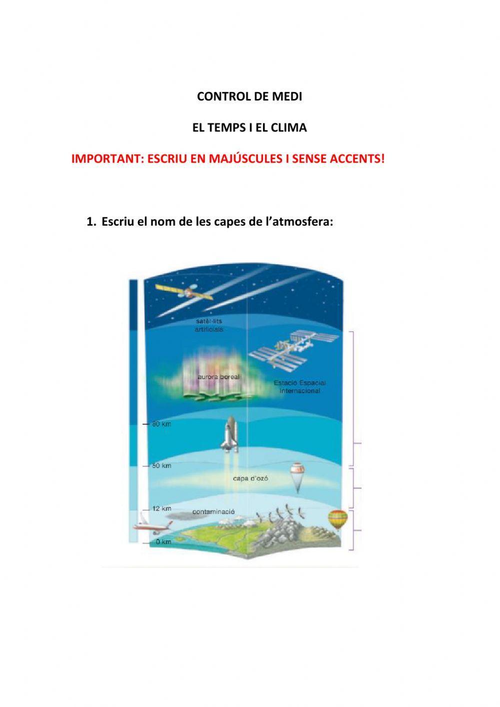 Control EL TEMPS I EL CLIMA