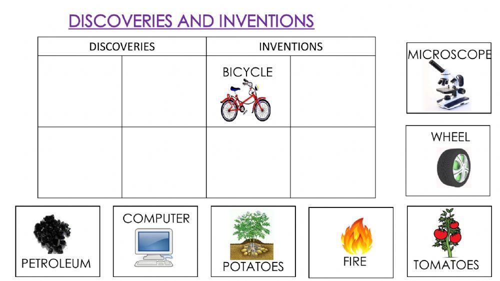 Discovries and inventions